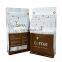 Private Label Bolsas Para Cafe 6oz 8oz 12oz 16oz Vertical Kraft Paper Stand Up Pouch Mylar Coffee Bag With Valve