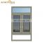 new design black alumuinium section window and door Heat Insulation top hung awning customized window