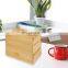 Bamboo Drawer Organizer Storage Box Bin Set Multi-Use Drawer Organizer for Kitchen Bathroom Office Desk Makeup Jewelry