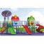 Popular rental business water slide kids fun plastic playground equipment children