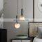 simple globe pendant hanging lamps led ceiling modern small alabaster chandelier