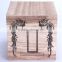 Natural paulownia wood packing box,Wooden Box With Drawer