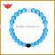 Personalized silicone color bead wristband
