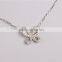 Dubai jewellry butterfly necklace girl's silver sterling necklace fashion jewelry