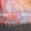 Bohemia Style Colorful Ink Painting Flower Print Women Fashions Scarf