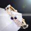 2016 New Design Crystal Rhinestone Bracelet Bangle Wedding Bridal Wristband Jewelry