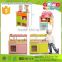 Yunhe Factory Solid Wood Made Pretend Play Kitchen Set Best Selling Baby Toy New Wooden Kitchen Toy