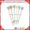 USA 6 Color Metal Stakes Holder,Outdoor Beach Sand Lawn Beverage Cans Stakes Holder