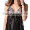 Lace Splicing Dress With G-String
