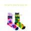 Tie dye printed socks,digital print socks, photo print socks