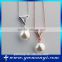 Beautiful sparkling pearl necklace simple pearl unique pendant necklace jewelry N0013