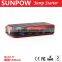 SUNPOW battery booster pack 12,000mAh super power bank portable 12V super mini booster car charger power bank