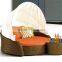 Outdoor Rattan Wicker Garden Furniture Set round sofa bed                        
                                                Quality Choice