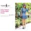 2014 Ladies Casual Women Top Designer Denim Summer women wear short sleeve Dress High Qality printing Women dress fashion 2014