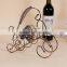 european ornaments home decor gift metal wire wine bottle holder