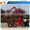 atv logging equipment log trailer with telescopic crane