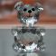 The most beautiful crystal gifts Colorful crystal bear
