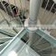 Cheap aluminum prefabricated glass metal spiral/circle stairs price