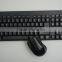 2.4G wireless mouse and keyboard with receiver