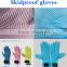 Waterproof gloves embossed neoprene with fabric in neoprene