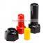 soft PVC end caps for plain and threaded nuts screws