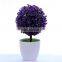 cheap mini artificial flower pot bonsai