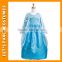 PGCC-2647 wholesale boutique clothing elsa dress cosplay costume in frozen baby girl birthday dress princess elsa costume