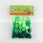 Factory supply DIY crafts green series pompoms toys for kids or wedding party decoration