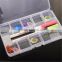 Hot Sale Multifunction Detachable Plastic Storage Box Jewelry Necklace Clear Storage Box Adjustable Tiny Stuff Container