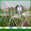 High quality low price outdoor using concertina razor barbed wire security fence