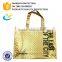 Whole sale promotional metallic laminated no woven bag