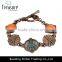 2016 Fashion Indian ethnic ancient gold resin bracelet for women wholesale
