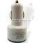 2 usb car phone charger with output 5V 1.5A/2.1A