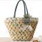 Wholesale new design natural straw women lady travelling beach bags