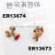 austrian crystal christmas flashing reindeer stud dangling earrings wholesale china