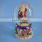 Wholesales Christmas water globe crafts with polyresin statue