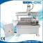 High quality wood cnc router with rotary device / cylinder engraving machine / woodworking routers with best price