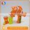 New design small plastic cute fish shaped animal soap blowing bubble gun toys