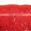 6" rayon stretch fringe for dancewear, dresses ,skrit