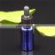 square blue wholesale empty glass bottle for essential oil