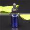Square Blue Wholesale Empty Glass Bottle for Essential Oil