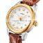 HOT SELLING!China WEIDE Brand Luxury Rose Gold Genuine Leather Waterproof Women Quartz Watch 93009R