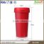 Plastic tumbler with removable paper insert