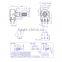 HW-16KSH-N rotary Potentiometer metal shaft Potentiometer 16K