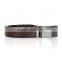 hot punching design brown leather men belt