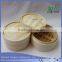 New Dim Sum Bamboo Steamer 4 Piece Both Set 4" Diameter restaurant Kitchen