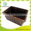 Rect bamboo handicrafts basket for kitchen accessories