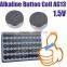 AG13 Alkaline button battery 145mAh dry battery 1.5v button cell battery