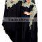 Wujiang polyester wool peach fabric black for dubai abaya