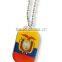 Printed Aluminum Dog Tag With Epoxy